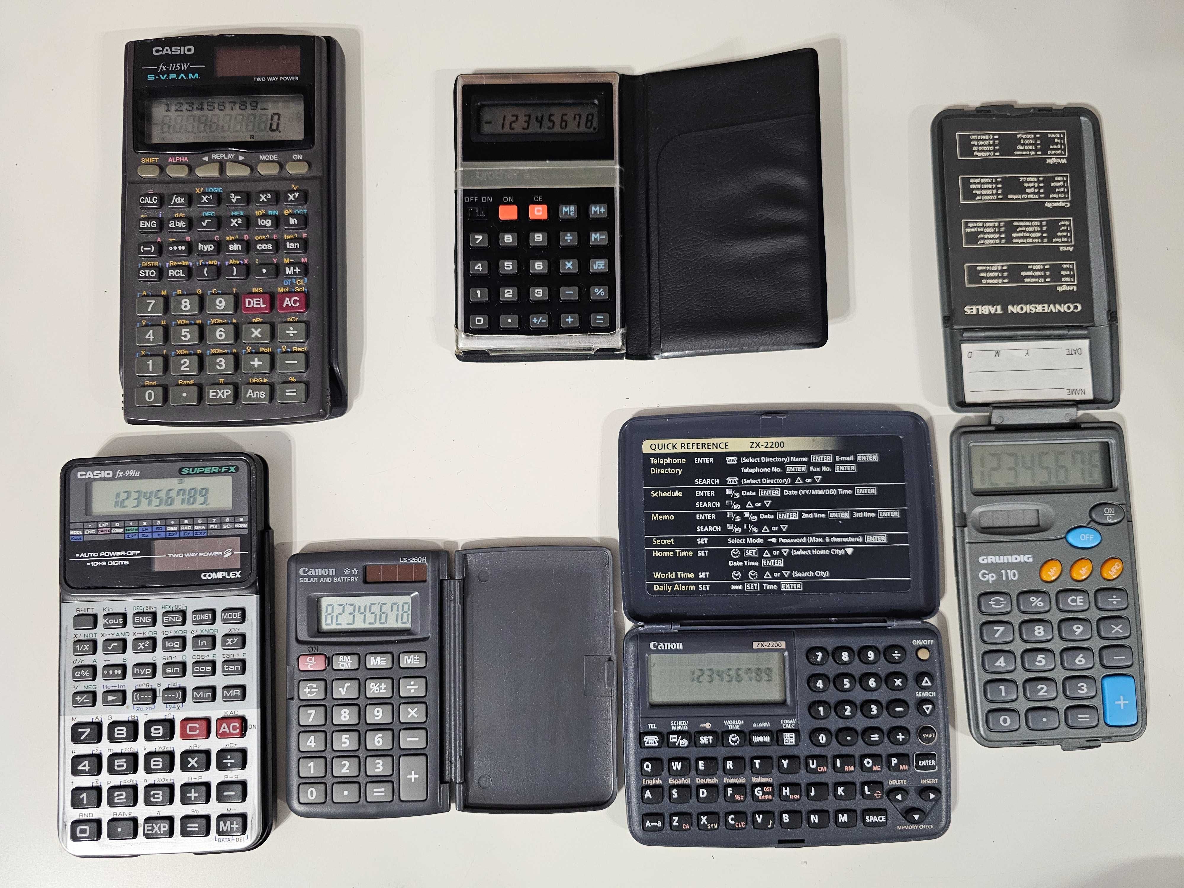 Jocuri copii Lot Calculatoare Stiintifice, de buzunar Canon, Casio etc