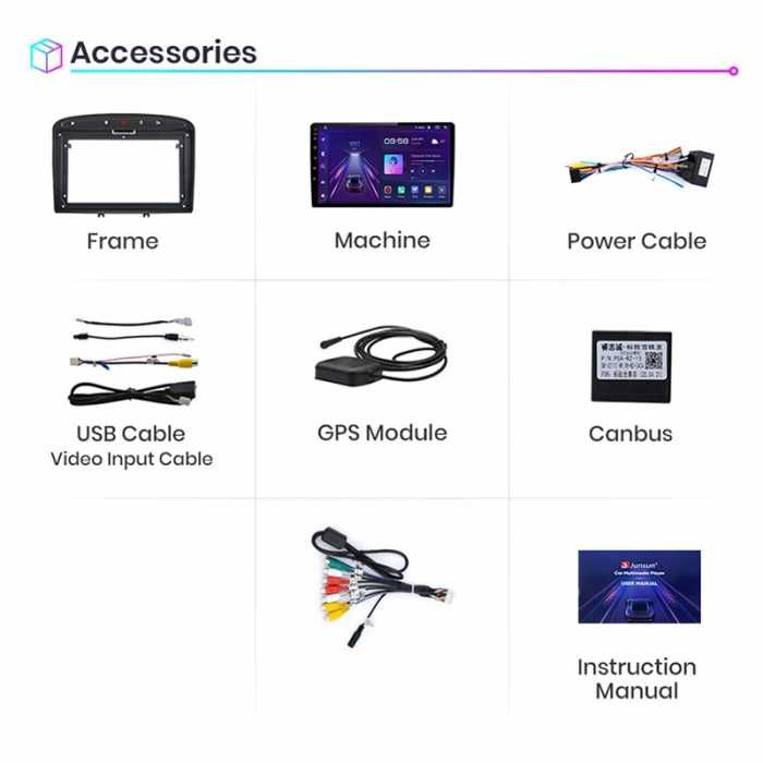 Navigatie Android   Peugeot 308 / 408  CARPLAY Android Auto + Camera