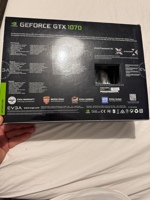 Placa video EVGA GeForce GTX 1070