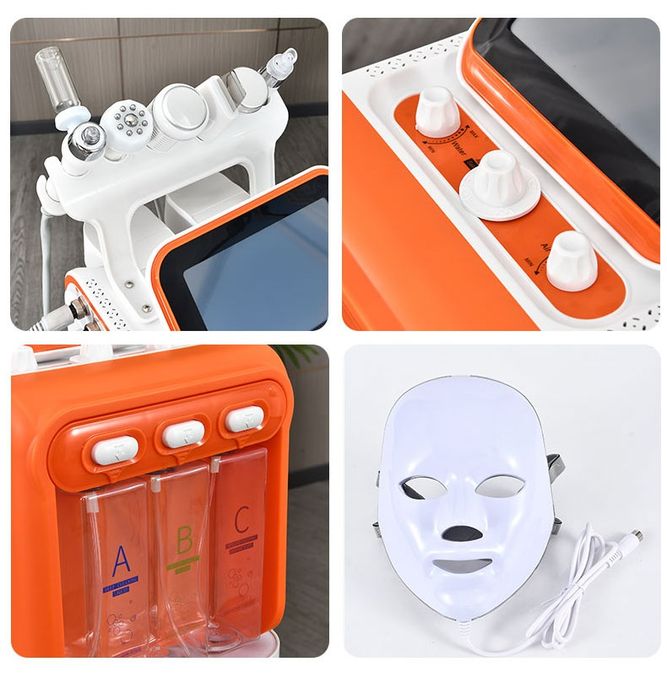 Козметичен Апарат за водно дермабразио 7 в 1 кислород ултразвук маска