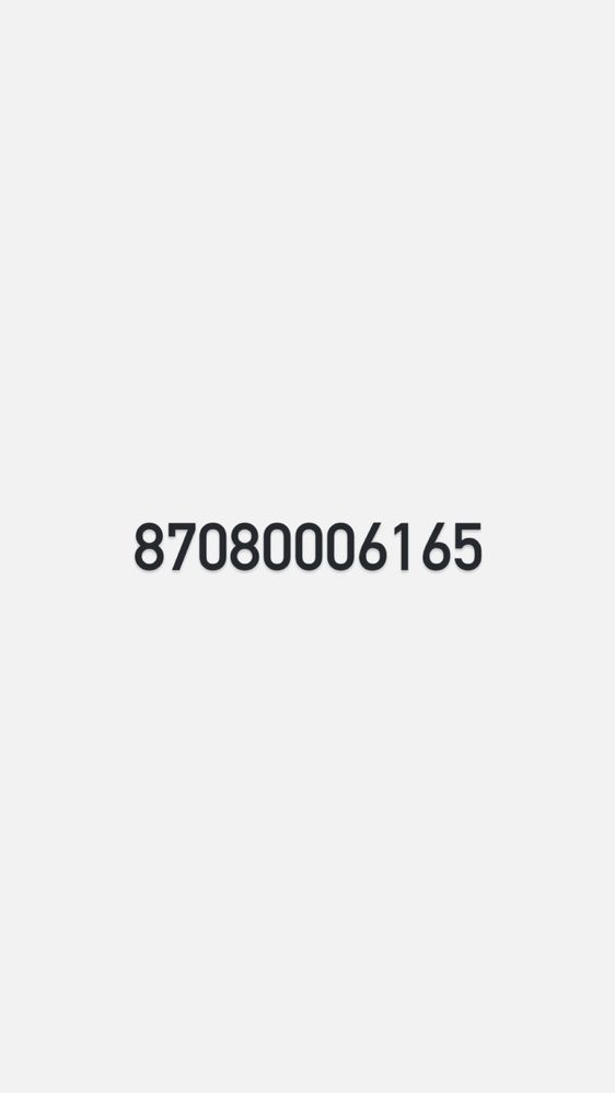 Продажа VIP номера