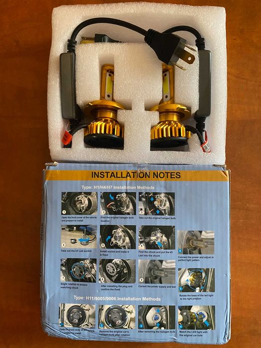 Продавам два броя нови комплекта CAR LED LIGHT – Н4