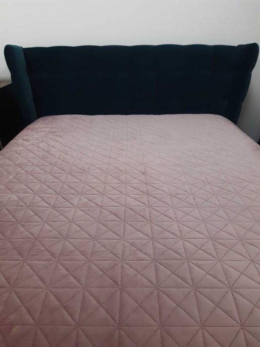 Pat Milano ( rovere) textil celine petrol 160x200