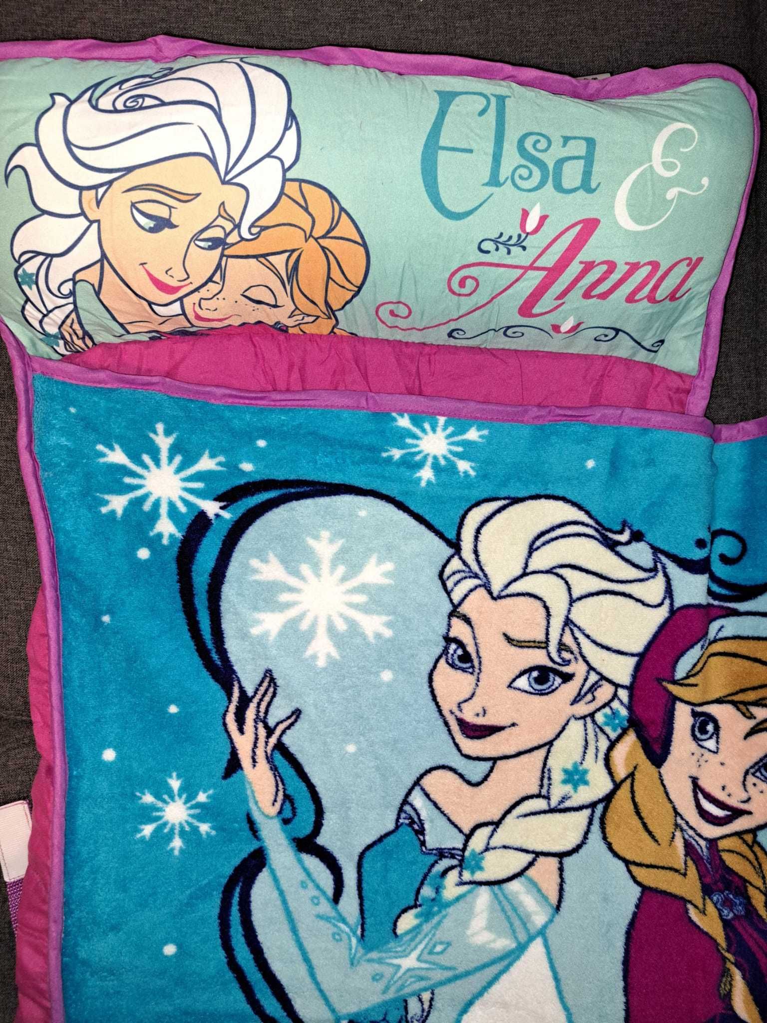 Sac de dormit/ paturica perna Elsa Anna Frozen