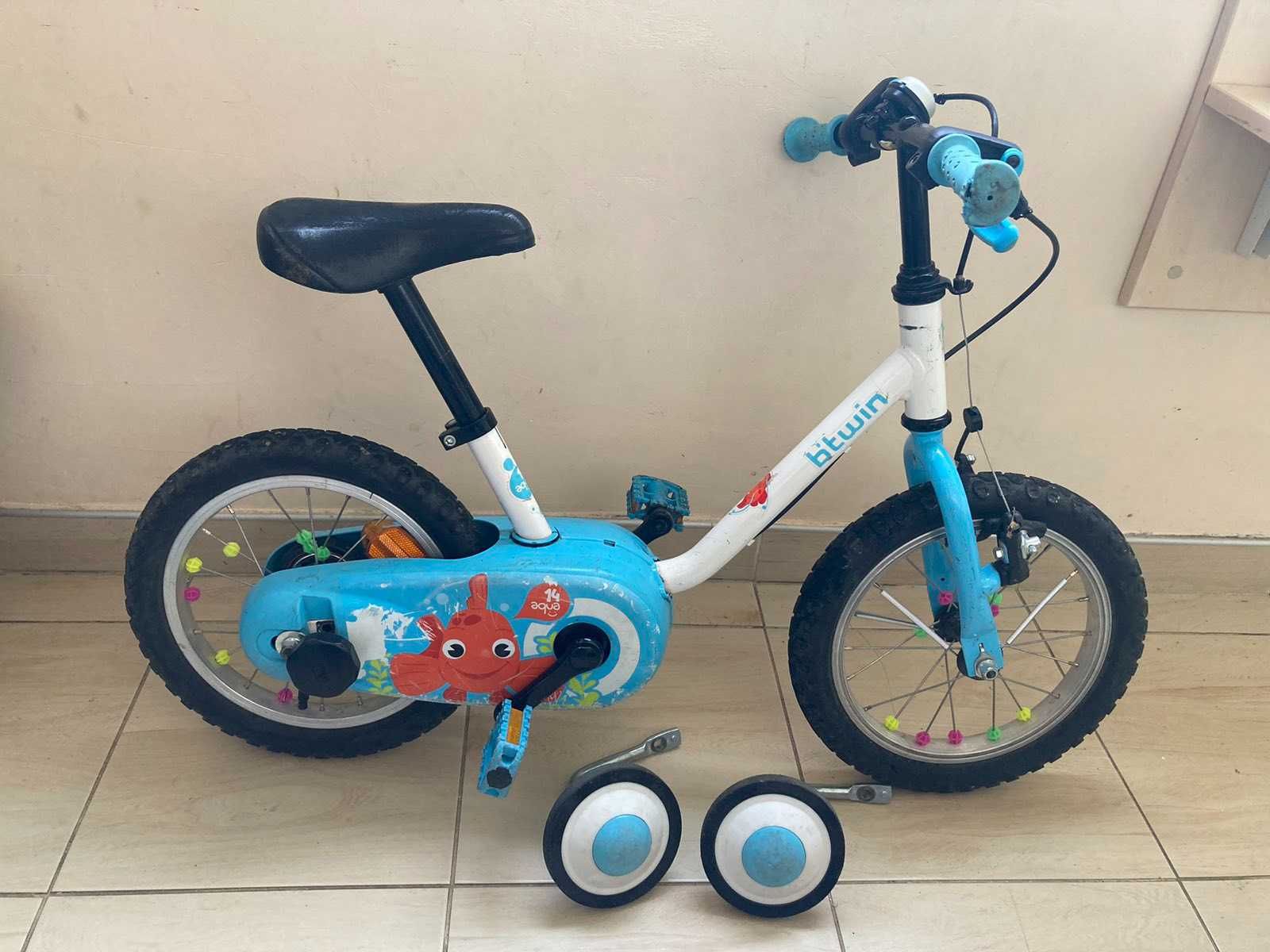 Детски велосипед BTWIN, 14 инча, за деца от 3 до 5 години