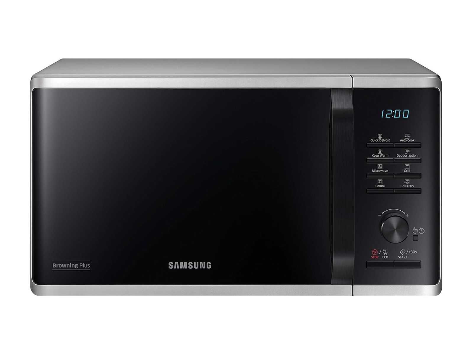 Микровълнова печка фурна Samsung MG2AK3515AS/EG с 27 програми 23L 800W