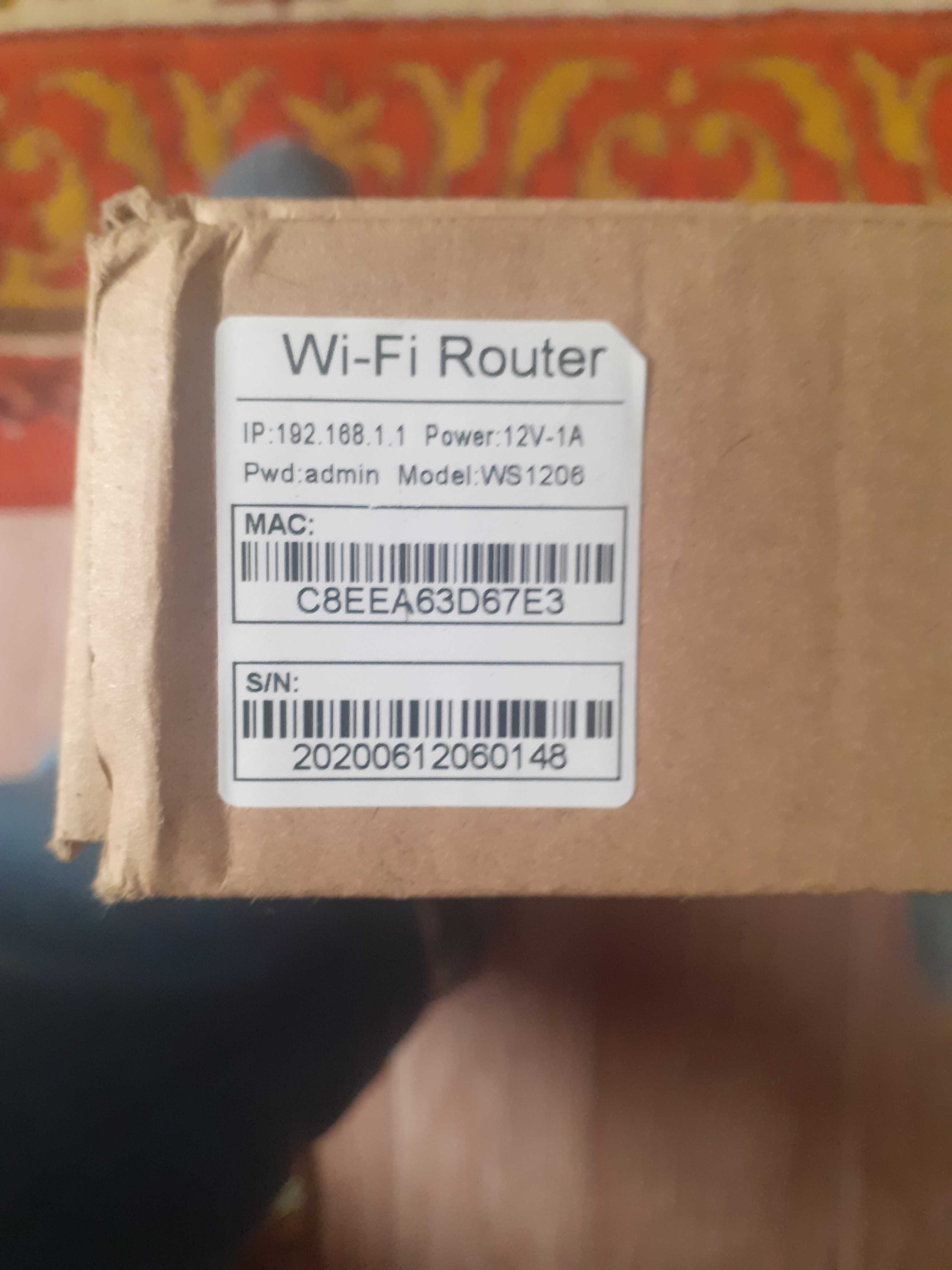 Wi-Fi Router . Model WS 1206