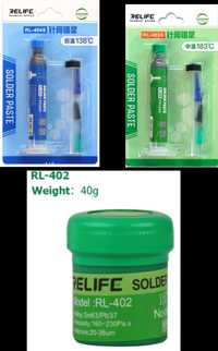 Высококачественная паяльная паста RELIFE RL-402, , RL-403S, RL-404S