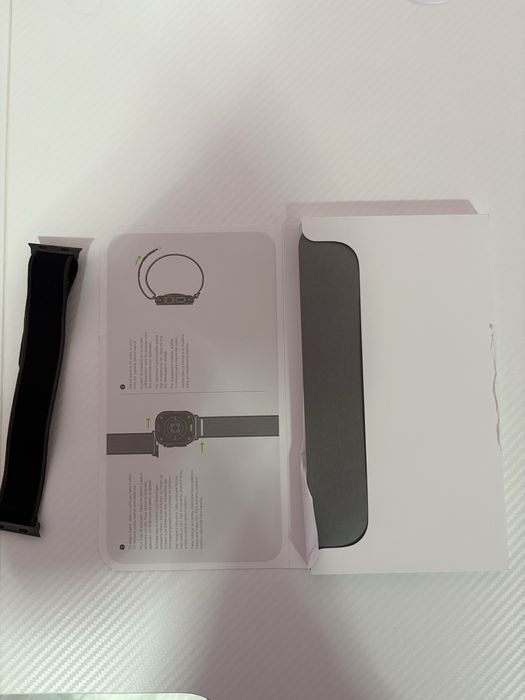 Curea apple watch ultra black M/L