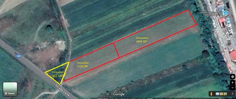 Teren Intravilan-Extravilan, 7950 Mp, In Simleu Silvaniei