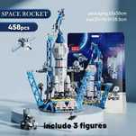 Joc constructii cu piese compatbil Lego Space Center 458 pcs
