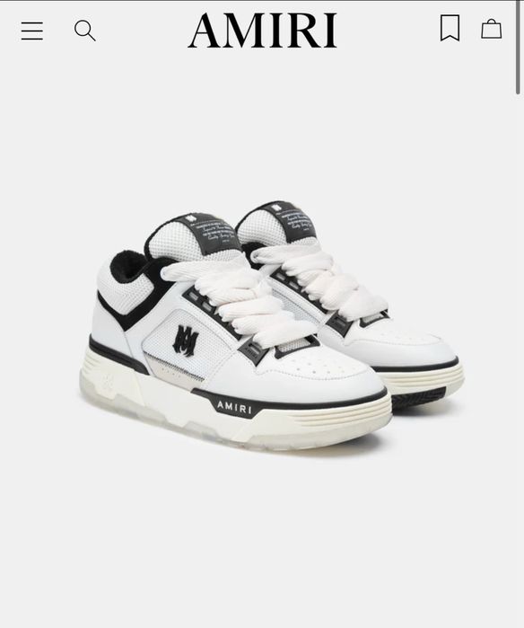 Кроссовки amiri ma 1