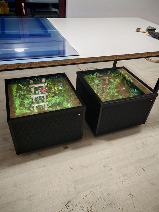 Masa de cafea Infinity Mirror ( Tip Oglinda )