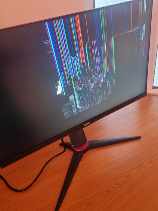 Monitor Gaming AOC 24G2ZU – display spart – pentru piese