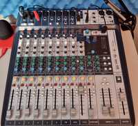 Mixer audio sunet SoundCraft cu procesor sunet, interfata Usb Ca nou