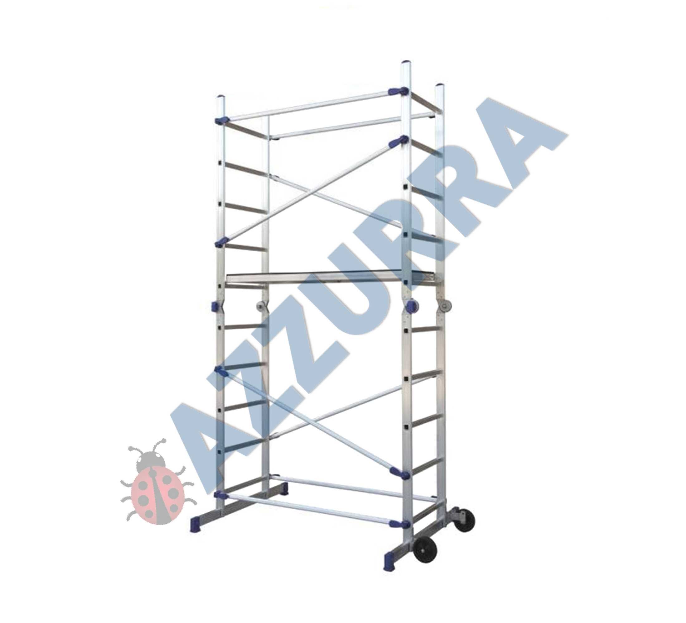 Scara universala telescopica din aluminiu h max lucru 660 cm