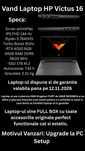Vand/Schimb Laptop Gaming Victus 16