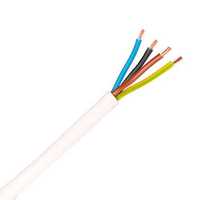 Cablu electric liţat MYYM, 4x1.5 mm, alb, antifoc, FACTURĂ+GARANŢIE