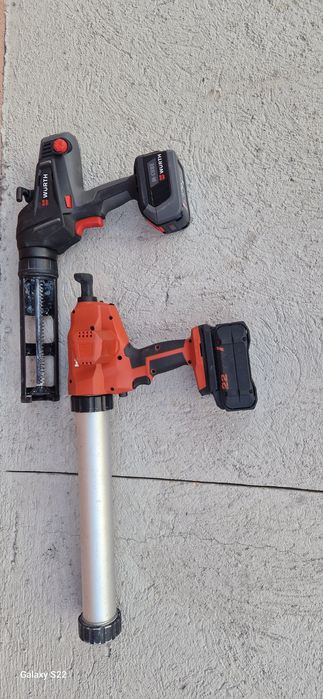Hilti ,Wurth pistol de silicon pe acumulator