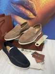 Mocasini Loro Piana piele naturala Full Box colectie noua