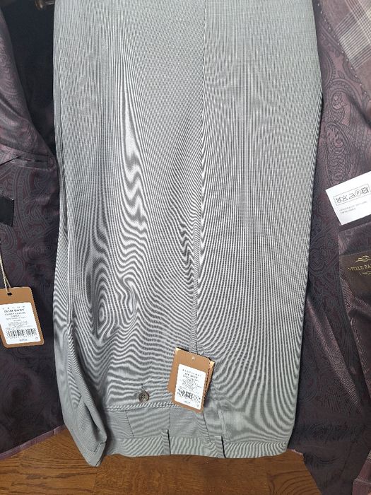 Costum lână Bigotti 54/1, slim body, smart casual