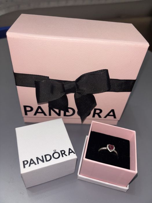 Inel Pandora Inima Rosie
