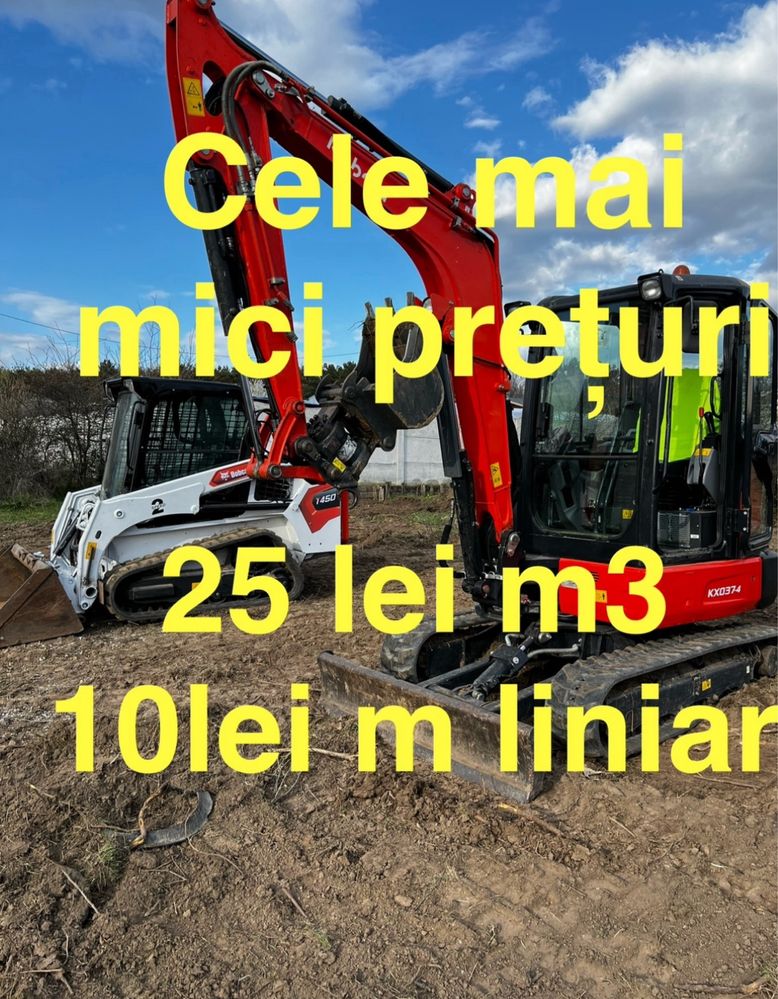 Miniexcavator , excavator , bobcat , transport basculabil Craiova