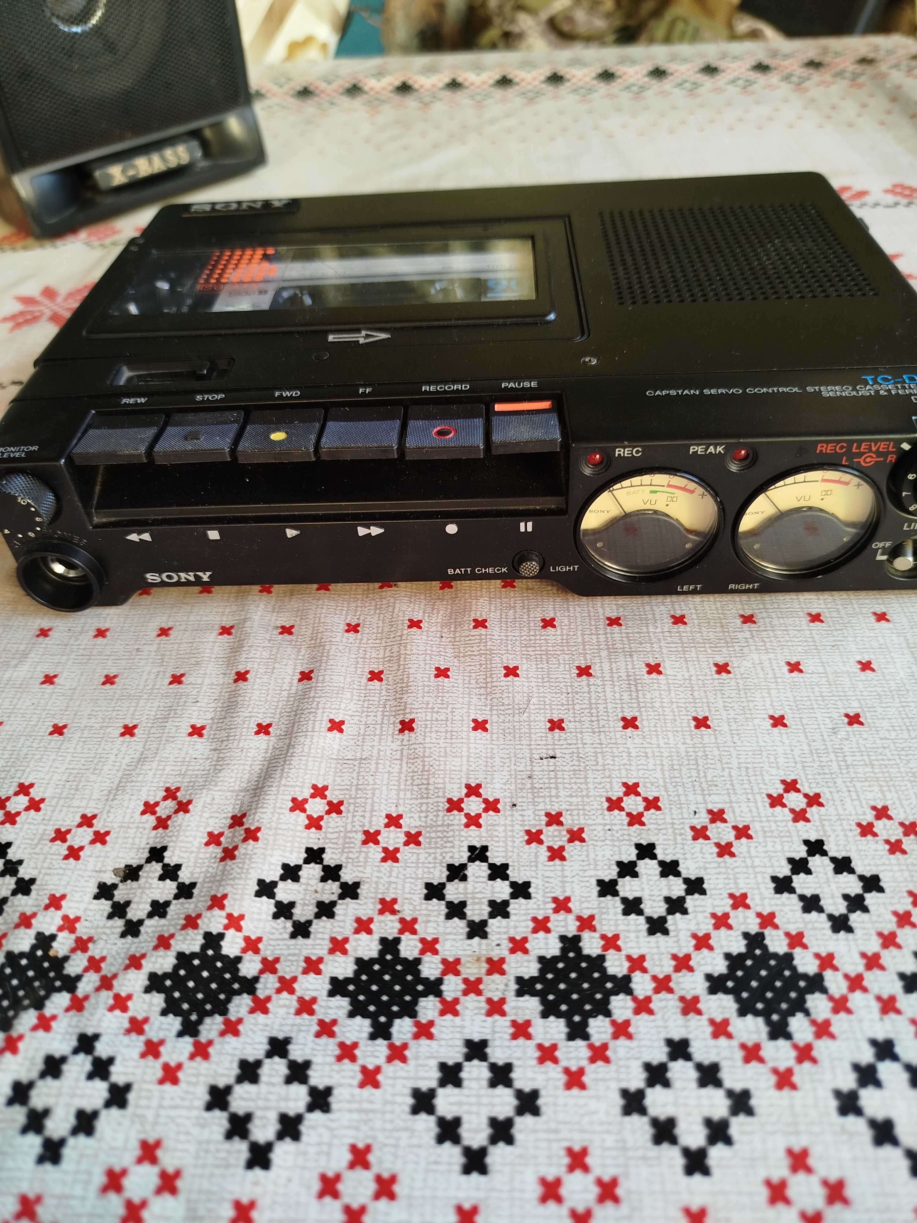 SONY tc-d5M stereo cassette corder