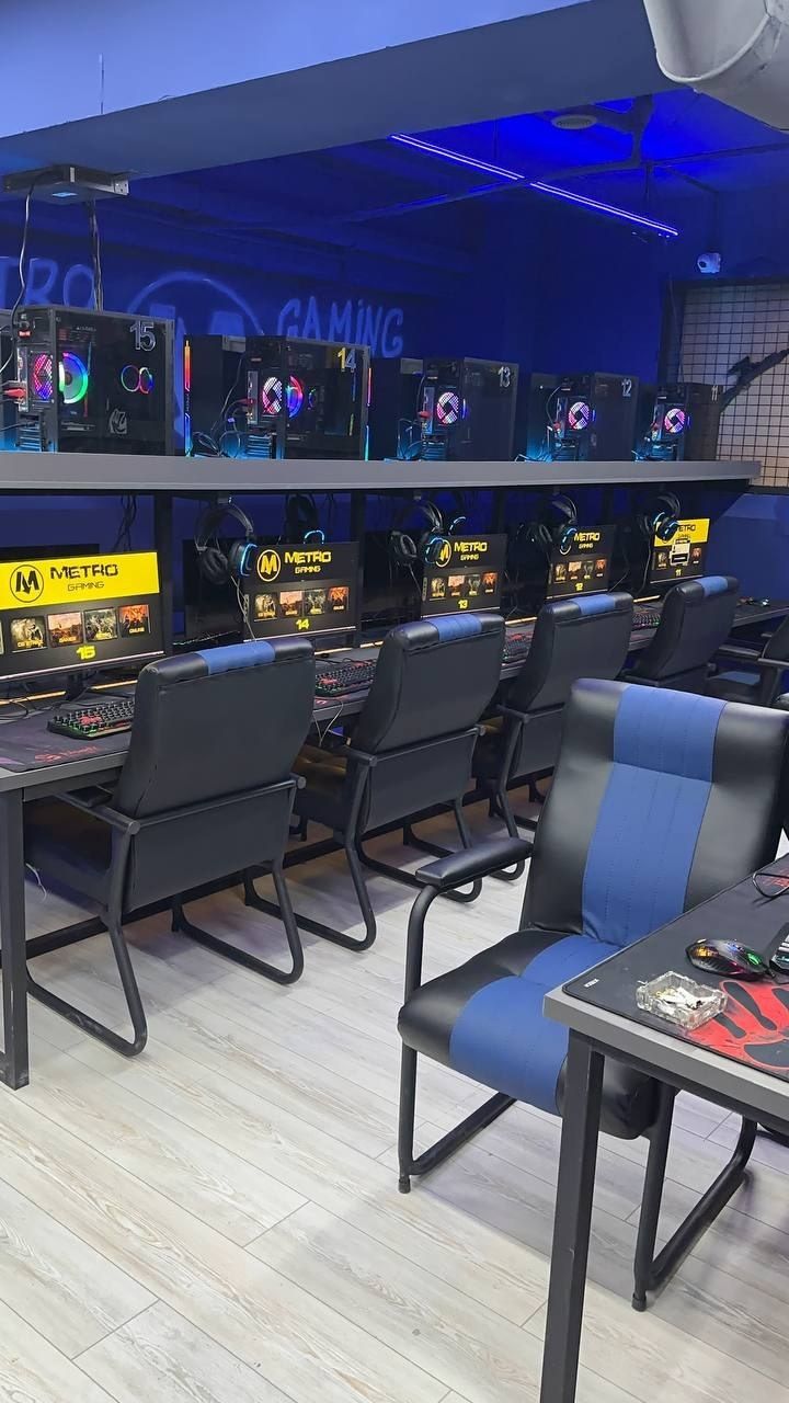 Метал Кресло Компютер хоналар учун game kreslo game klub