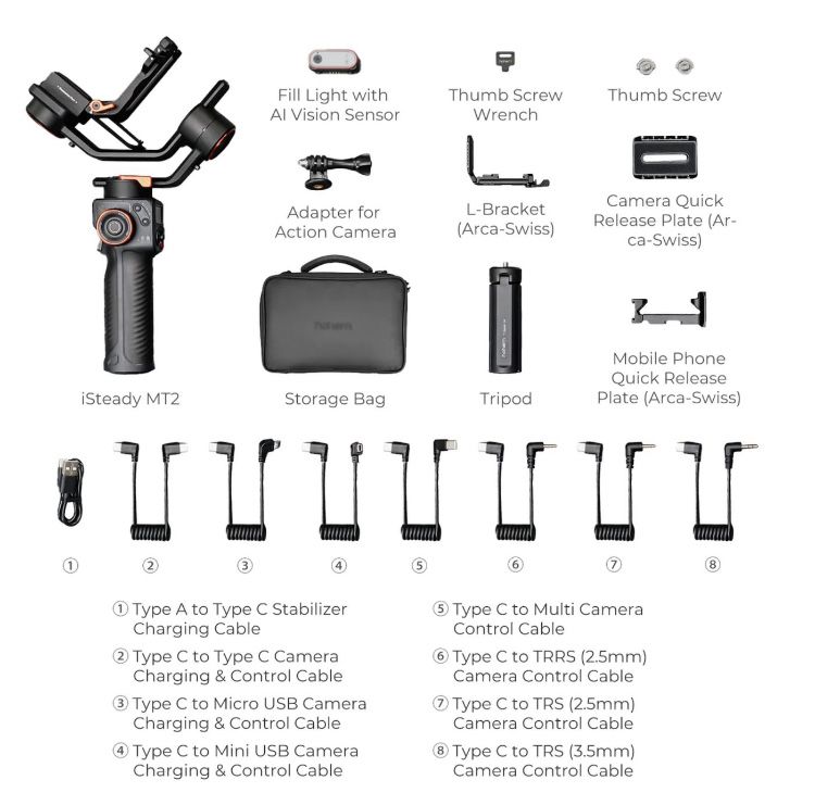 Shtativ stabilizator Hohem iSteady mt2 kit,штатив стабилизатор