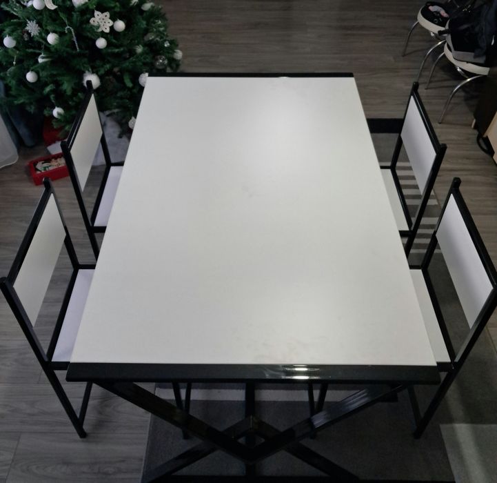 Set masa + scaune model industrial handmade 130cmx90cm