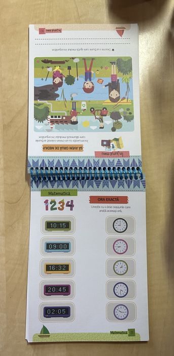 Caiet cu jocuri română și engleză, 8-9 ani