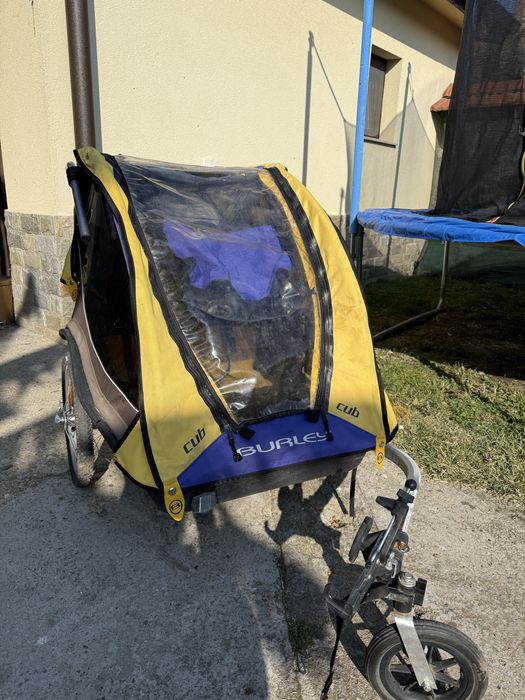 Двуместна рикша за велосипед BURLEY CUB