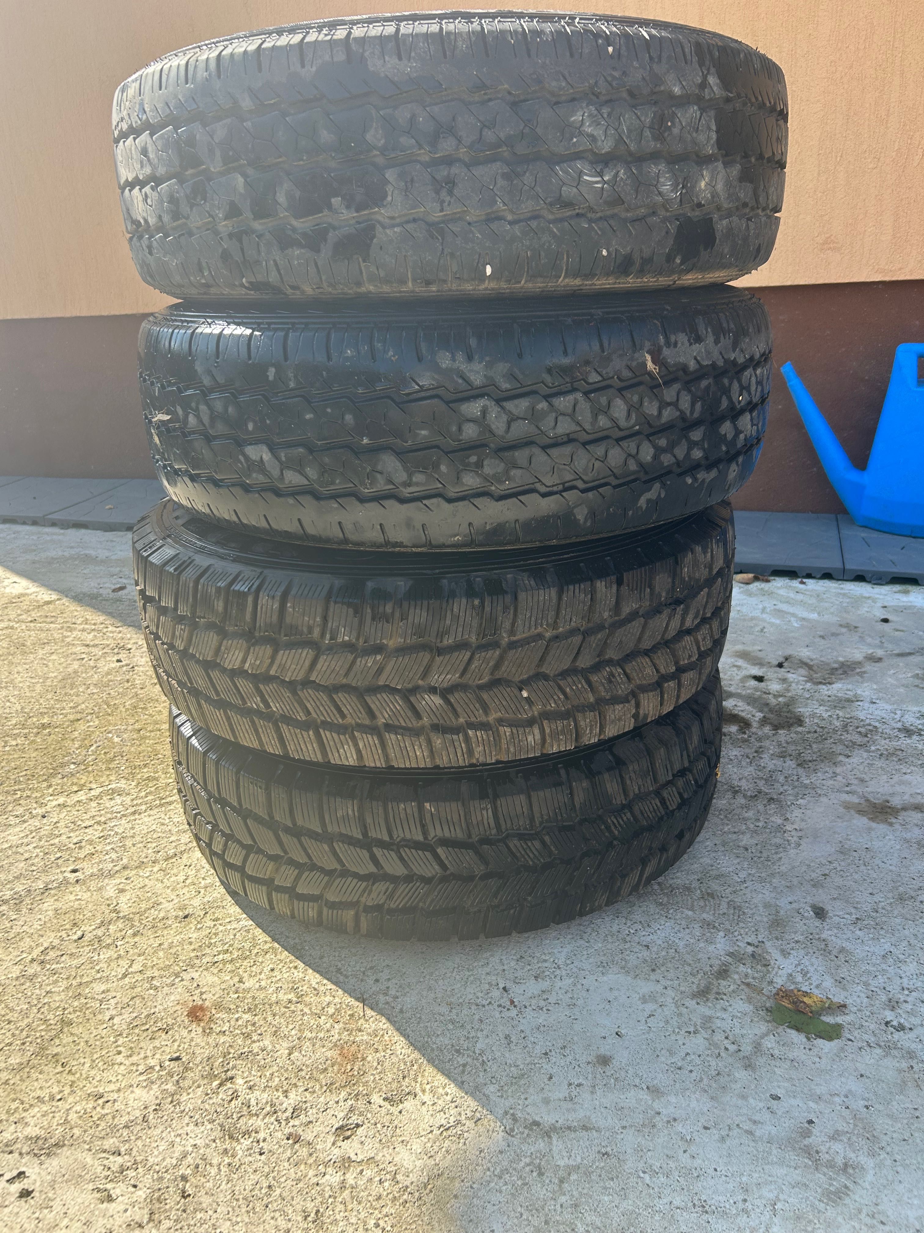 Anvelope și jante de tabla pe  195/65 R 16 C