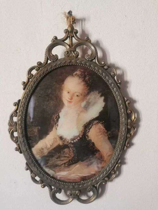 Tablou cu rama din bronz