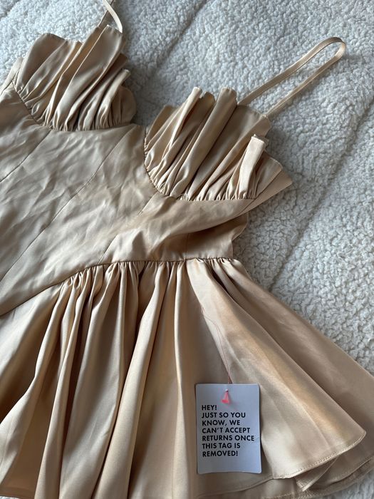 Светло бежев потник