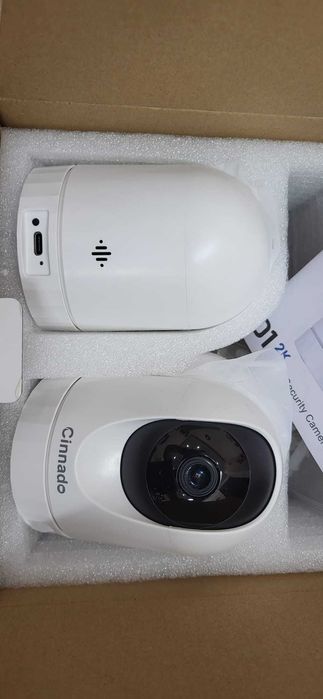2 x Cameră WiFi de interior Cinnado - Supraveghere 2K 3MP pt bebeluși