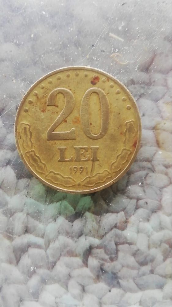 Moneda 20 lei, anul 1991