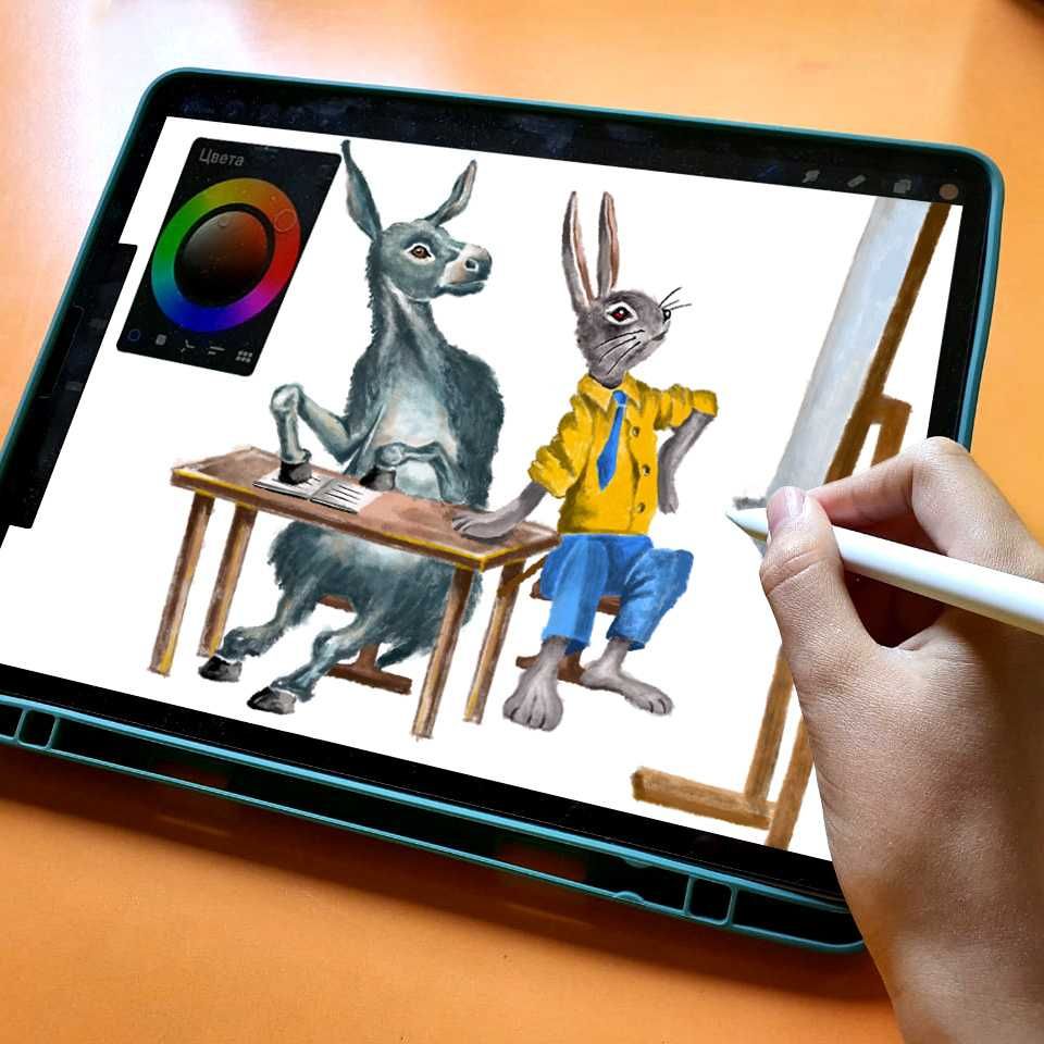 Курсы рисования: ИЗО, на iPad и граф. планшетах