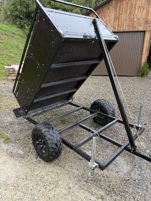 Can Am outlander 1000 2025 4x4 atv + remorca basculabila