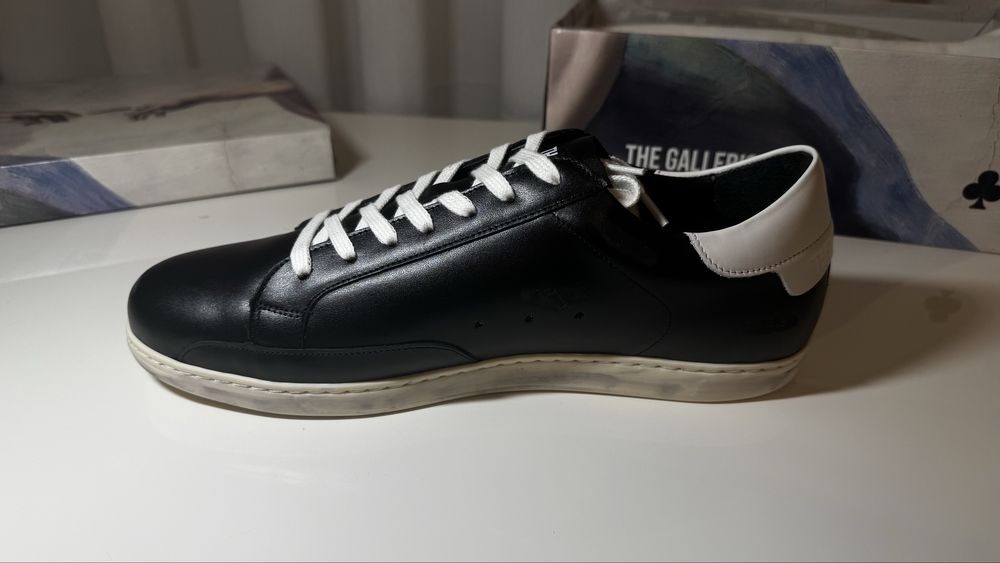 Pantofi The Gallerist Geneva Black & White