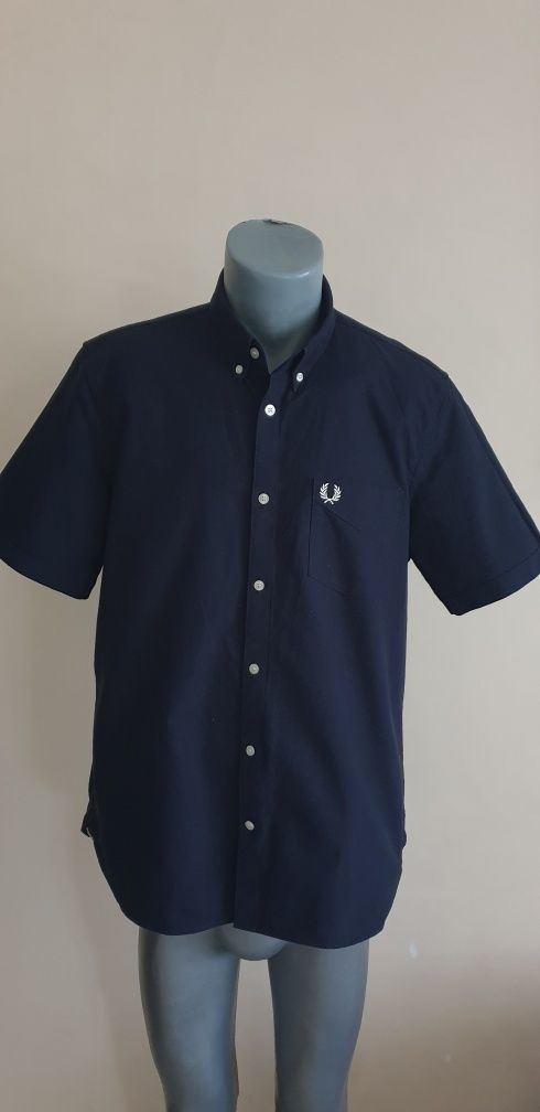 Fred Perry Cotton Slim Fit Mens Size L НОВО! ОРИГИНАЛ! Мъжка Риза!