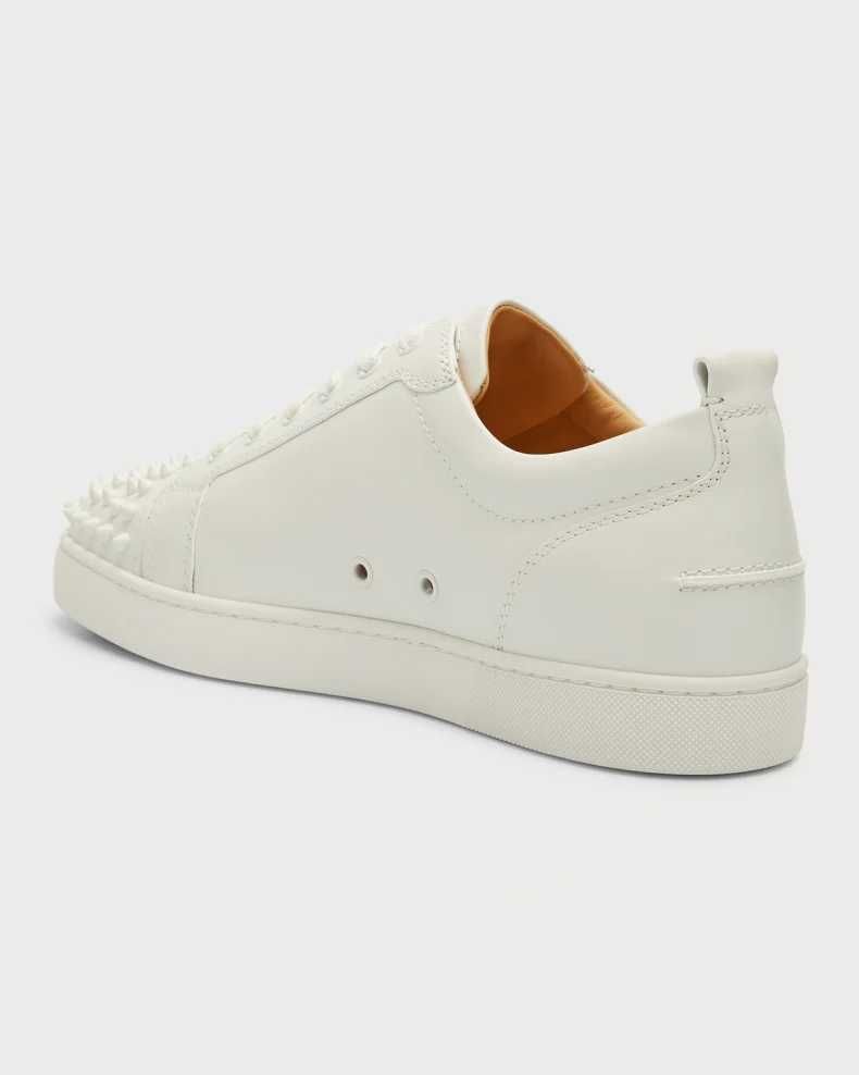 (36-44 номер) Christian Lobotin/Louboutin Low White с предни шипове