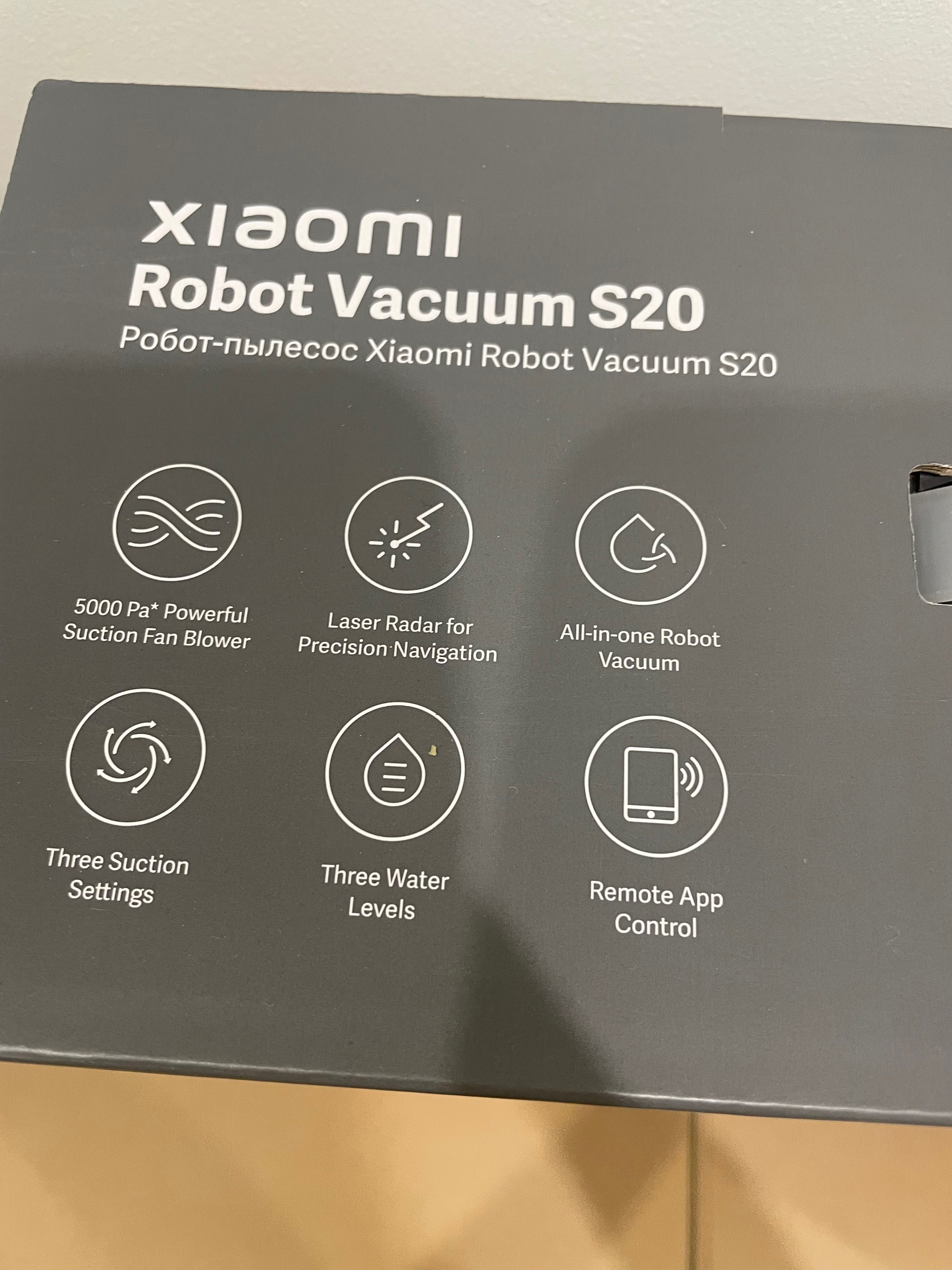 Робот-пылесос Xiaomi Vaccuum S20, новый