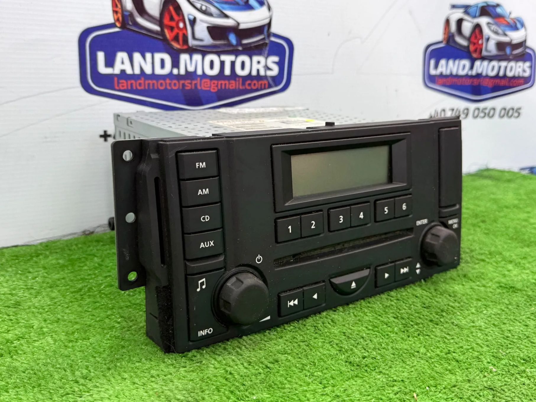 CONSOLA CENTRALA AUDIO /  RADIO CD PLAYER LAND ROVER FREELANDER II 2009 2.2 DIESEL DW12 SUV COD OEM AH52-18C815-AA A2C53112046 LR016908 2006-2014