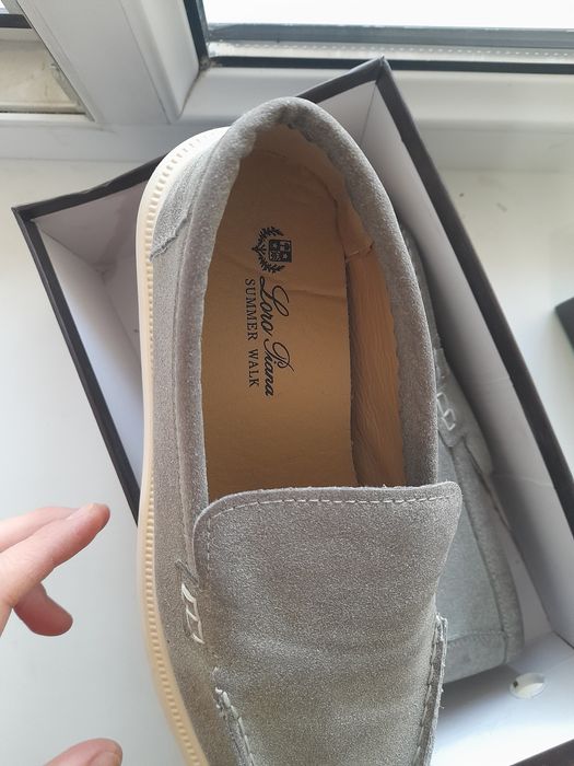 Замшовый  лоферы