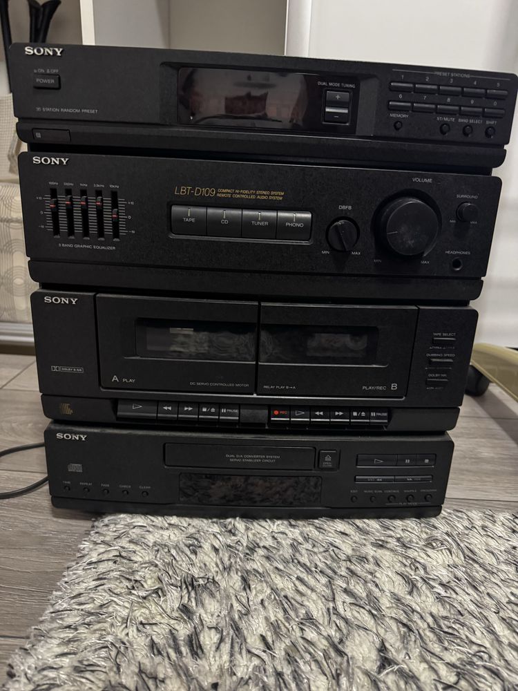 Dock sony cd caseta tunner statie
