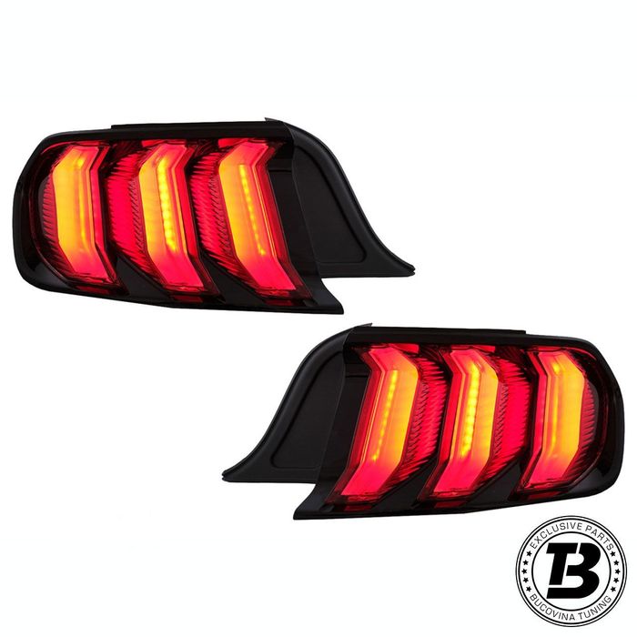 Stopuri LED compatibile cu Ford Mustang VI S550 Smoke Design