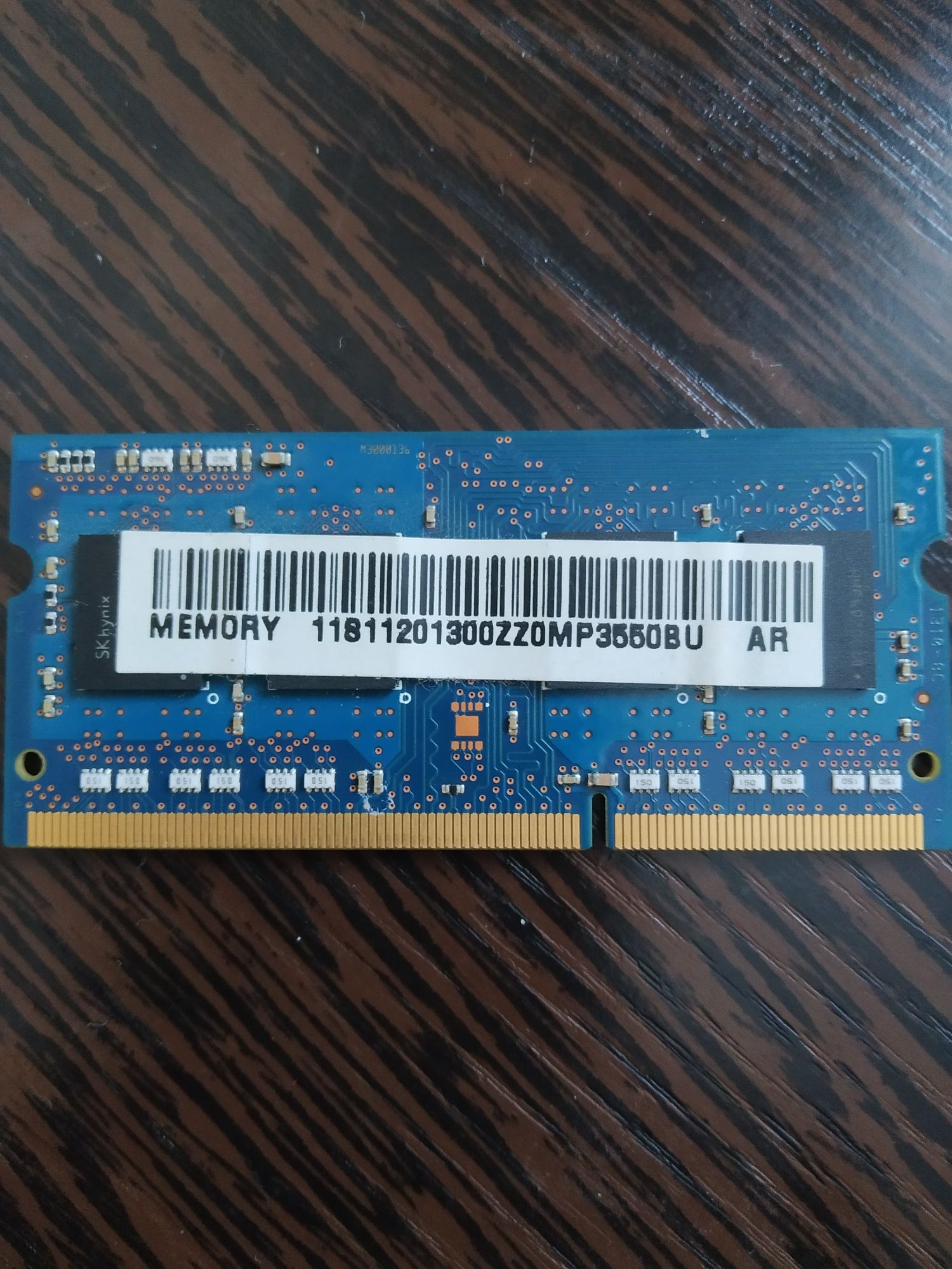 Оперативная память для нотбука 4гб DDR3L 1.35 вольт.