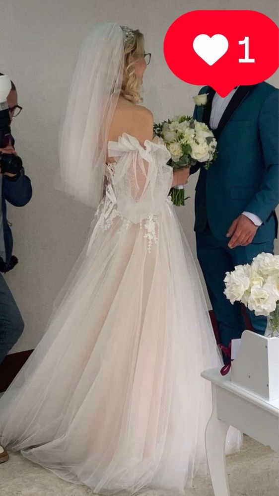 Rochie de mireasa xs-s in stare perfecta